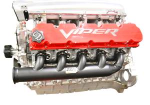 Dodge Viper Turbo headers- Shown with EGT's and Ceramic Coating