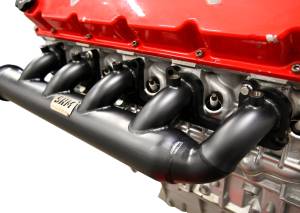 Dodge Viper Turbo headers- Shown with EGT's and Ceramic Coating