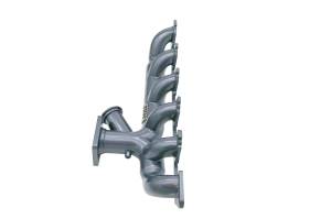 Ford 300/4.9L Inline 6 Turbo Header- W/ Optional Wastegate + Grey ice Ceramic Coating