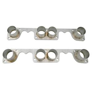 Small Block Chevy Spread Port Stahl Pattern Welded Stainless Steel Header Flange Kit