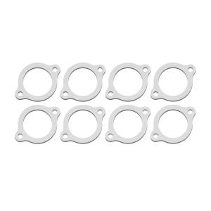 Single Port Stainless Header Flanges for Visner Billet Canted Valve Pontiac Heads-Set of (8)