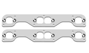 Small Block Chevy Hooker Pattern Adapter Plates- Stainless Steel; 23 Degree Heads