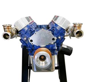 Small Block Ford Dart/AFR 351w Turbo Header- Up & Forward- W/ Turbo Inlet Elbows + Wastegate Mounts