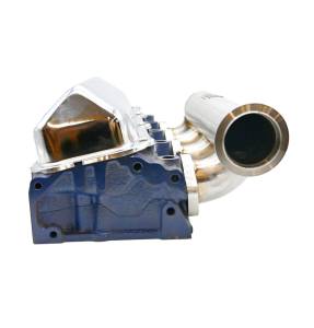 Big Block Ford 429/460  Turbo Header- Up & Forward
