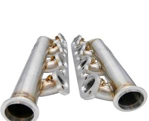 Big Block Ford 429/460  Turbo Header- Up & Forward- W/ NPT EGT Bungs