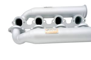 Big Block Ford 429/460  Turbo Header- W/ Satin Silver Ceramic Coating