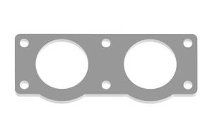 Mopar 500 CID Pro-Stock Hemi 99 Split-Port Stainless Header Flange