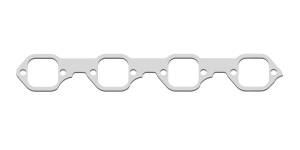 Small Block Ford-W Edelbrock Victor Senior Stainless Header Flange: 2 1/8" Sq Ports