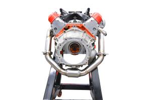 Chevy LS Single Turbo Header (Rear Crossover)