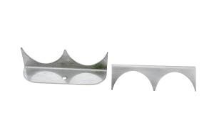 Twin-Tube 2 1/2" Stainless Zoomie Hanger Brackets
